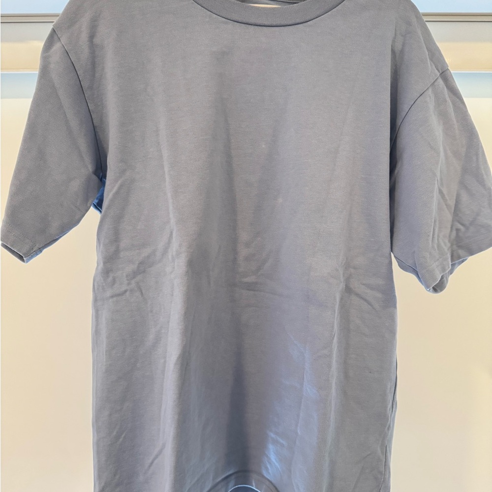 Agnes B. Light Blue Short Sleeve Tee